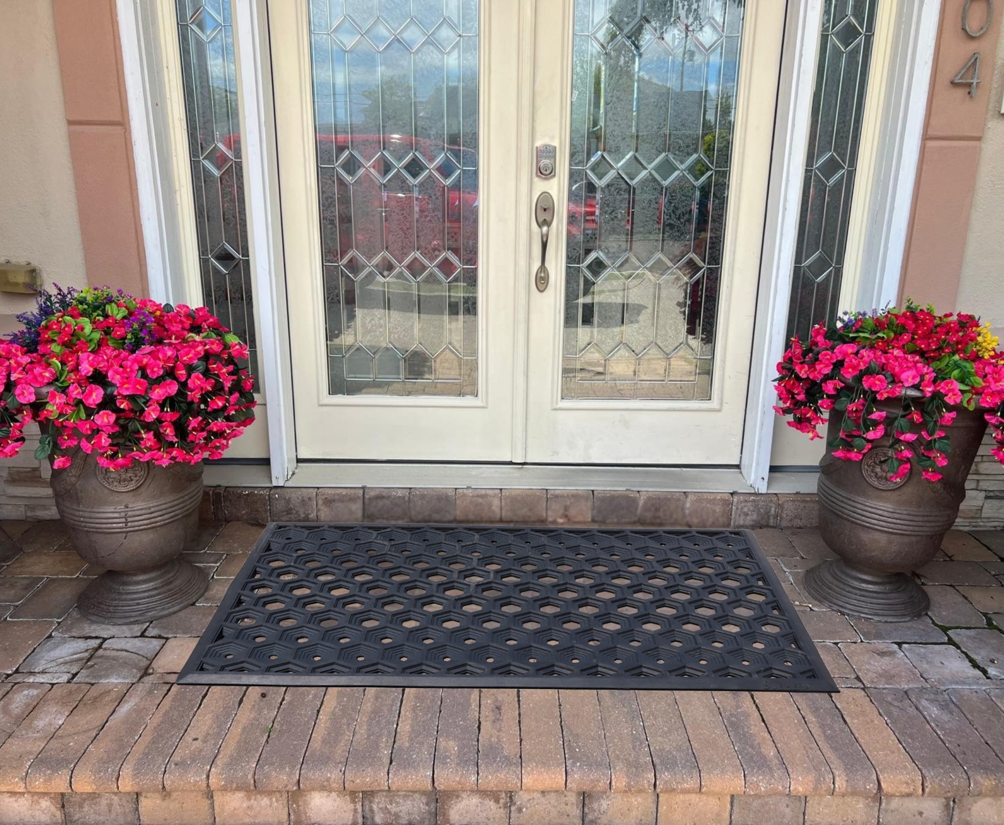 SUBHERA 36X60 Premium Drain Hole Mat – Anti-Fatigue, Water-Resistant Rubber Floor Mat for Indoor & Outdoor Use
