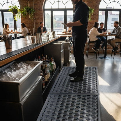 SUBHERA Premium 36X60 Bar Mat – Anti-Slip Rubber Comfort for Restaurants, Bars & Hospitality Areas