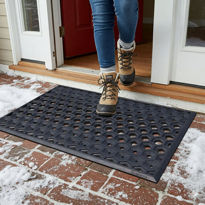 SUBHERA Non-Slip 25X39 Rubber Bar Mat – Anti-Fatigue Support for Stylish, High-Traffic Bar Setups