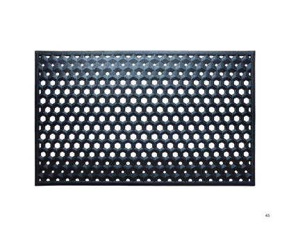 SUBHERA Rubber Extra Drain Multi Utility Mat – 36X60 Non-Slip Floor Mat