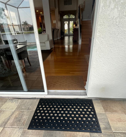 SUBHERA Drain Hole Mat 36X60 for Residential Entrances – Non-Slip & Easy Clean