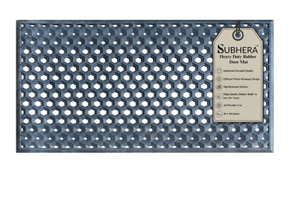 SUBHERA Hexa Drain Pool Mat 36X60– Stylish Protection by the Water