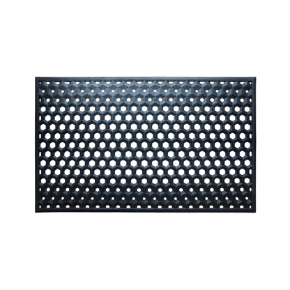 SUBHERA 36X60 Premium Drain Hole Mat – Anti-Fatigue, Water-Resistant Rubber Floor Mat for Indoor & Outdoor Use
